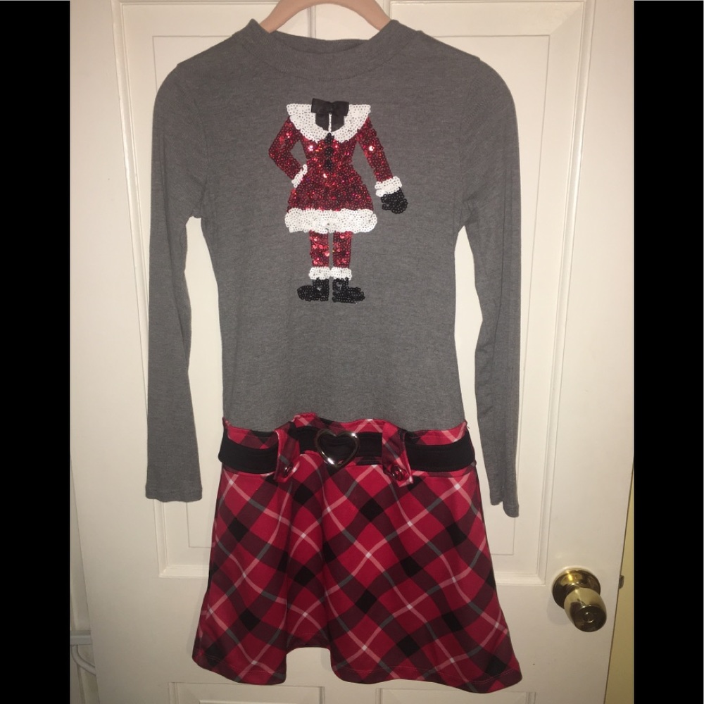 Girls Festive Christmas Dress - XL 14/16